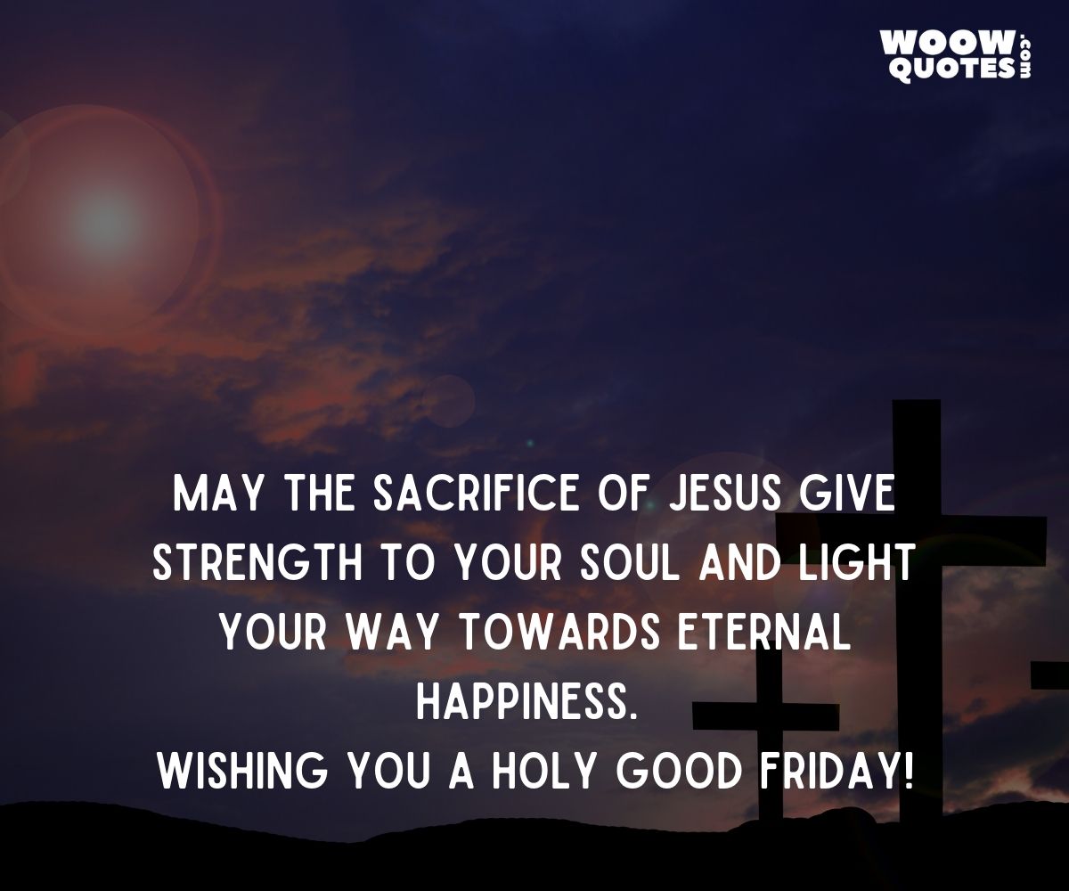 Wishing you a Holy Good Friday